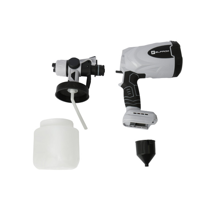 Аккумуляторный краскопульт Элпром ESG-21V-0,8  