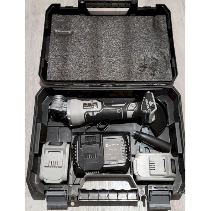 Машина углошлифовальная аккумуляторная Элпром ЭМШУ-125А бесщеточная