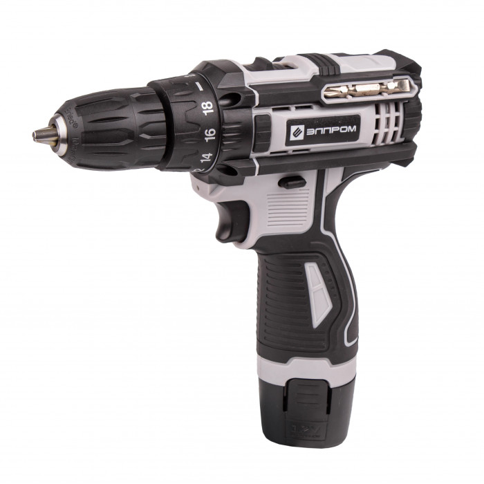 Дрель-шуруповерт аккумуляторный Элпром ЭДША-12M-2Li