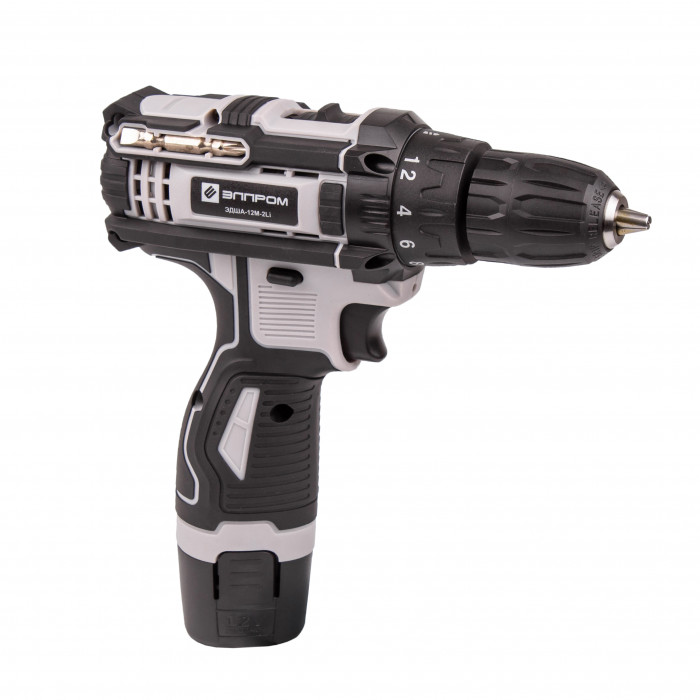 Дрель-шуруповерт аккумуляторный Элпром ЭДША-12M-2Li