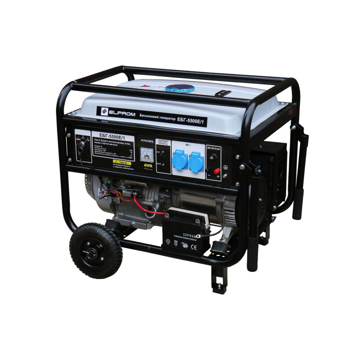Генератор бензин/газ Элпром ЭБГ-5500Е/1