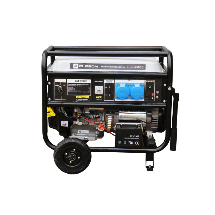Генератор бензин/газ Элпром ЭБГ-9500Е/1 медная обмотка