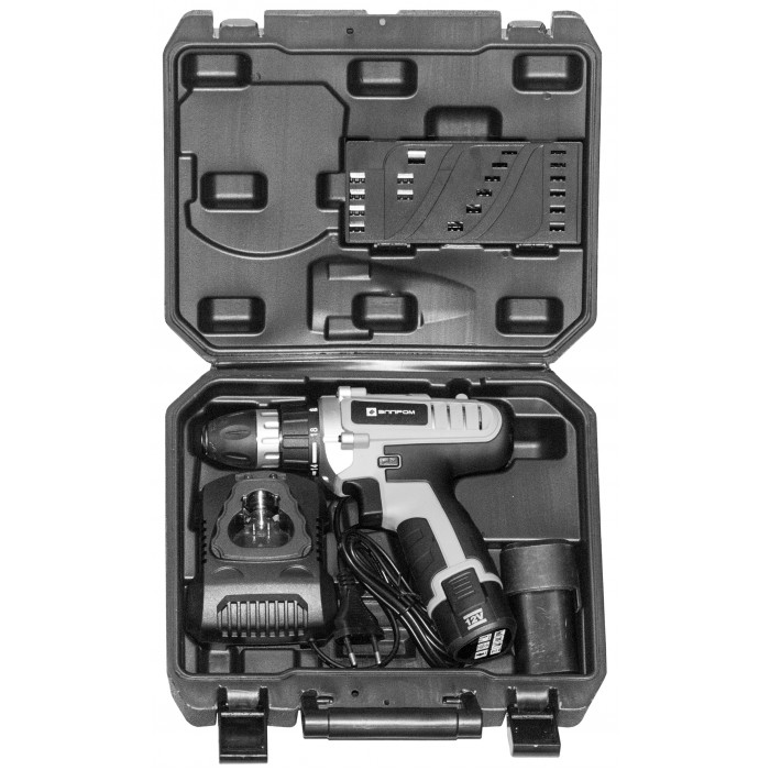 Дрель-шуруповерт аккумуляторный Элпром  ЭДА-12-Li-ion